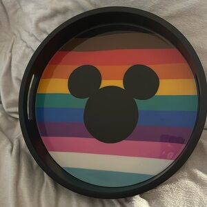 Disney Parks Mickey Mouse Rainbow Pride Serving Tray 14"- BRAND NEW